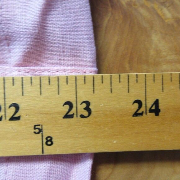 BUFFALO DAVID BITTON Linen Blend Button Front Shirt XL 16 Fidji Pink Blouse NWT - Picture 9 of 9